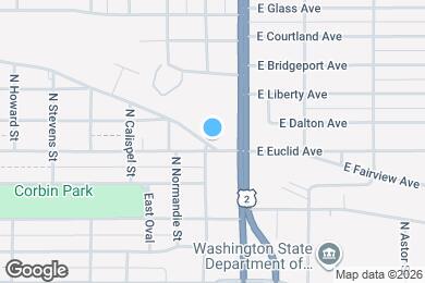 Map image of the property - 102 W Cora Ave