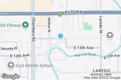 Map image of the property - 15624 E 13th Ave