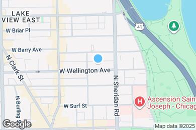 Map image of the property - 434 W Wellington Ave