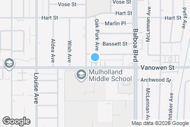 Map image of the property - 17037/17043/17049 Vanowen St.