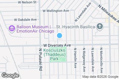 Map image of the property - 2821 N Springfield Ave
