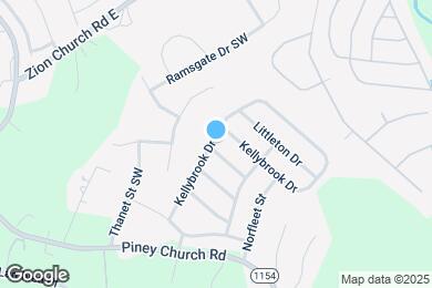 Map image of the property - 803 Chastain Ave