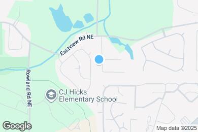Map image of the property - 1417 Oak Knoll Dr NE