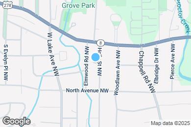 Map image of the property - 556 Holly St NW