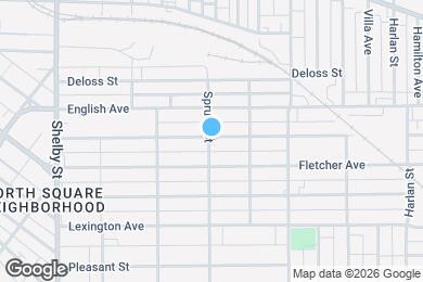 Map image of the property - 1501 Spann Ave