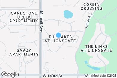 Map image of the property - The Lakes at Lionsgate Apartments