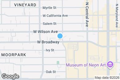 Map image of the property - 405 W Broadway