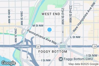 Map image of the property - 2425 L St NW