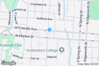 Map image of the property - 112 N Mendenhall St