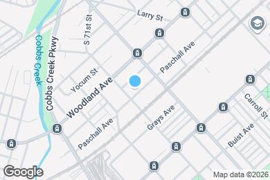 Map image of the property - 7053 Paschall Ave