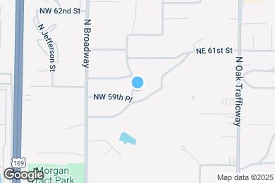 Map image of the property - 5913 N Wyandotte St