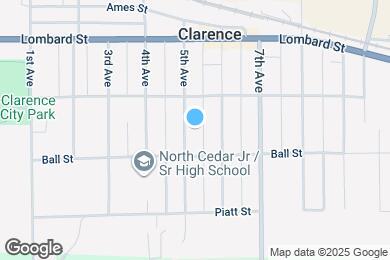 Map image of the property - 411 5th Ave