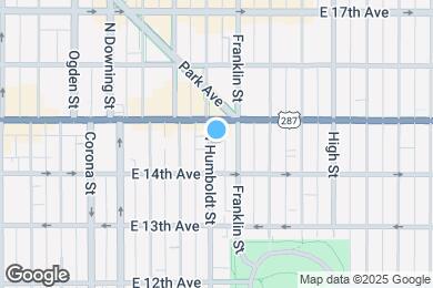 Map image of the property - 1442 N Humboldt St