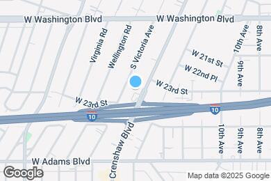 Map image of the property - 2335 1/2 S Crenshaw Blvd
