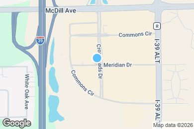 Map image of the property - 735 Meridian Dr