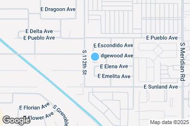 Map image of the property - 11230 E Elena Ave