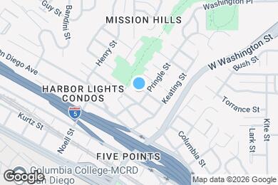 Map image of the property - 1821 Linwood St