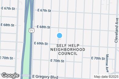 Map image of the property - 6835 Bellefontaine Ave