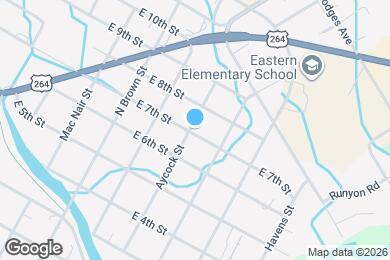 Map image of the property - 802 E 7th St