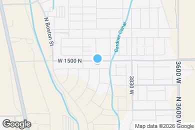 Map image of the property - 4038 W 1470 N