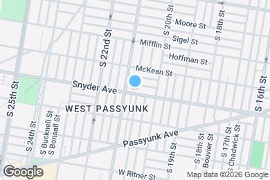 Map image of the property - 2045 Snyder Ave