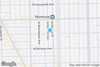 Map image of the property - 4301 N Wolcott Ave