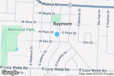 Map image of the property - 410 S Washington St