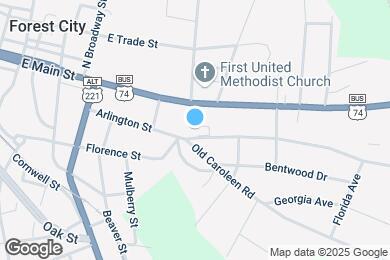 Map image of the property - 247 Arlington St