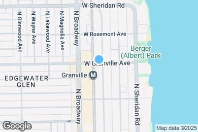 Map image of the property - 1101 W Granville Ave