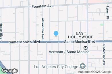 Map image of the property - 1119 N Edgemont St