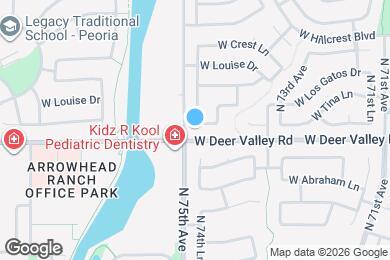Map image of the property - 7451 W Via Del Sol Dr