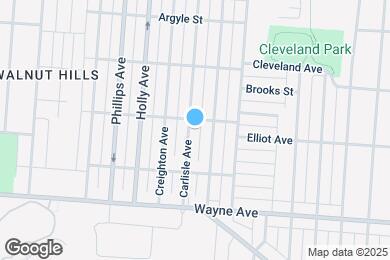 Map image of the property - 1308 Carlisle Ave
