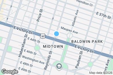 Map image of the property - 624 E Victory Dr