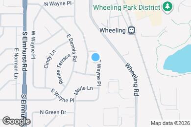 Map image of the property - 254 E Wayne Pl