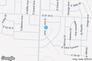 Map image of the property - 5209 S Cottage Ave