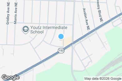 Map image of the property - 1923 Bollinger Ave NE
