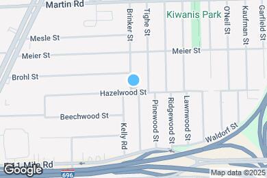 Map image of the property - 18735 Hazelwood st