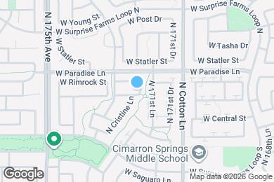 Map image of the property - 17236 W Marshall Ln