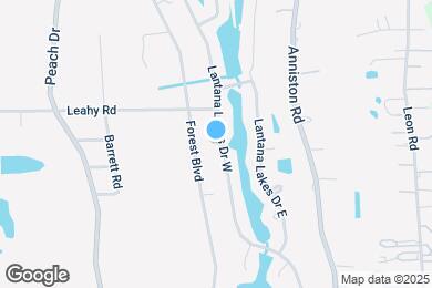 Map image of the property - 2858 Lantana Lakes Dr W