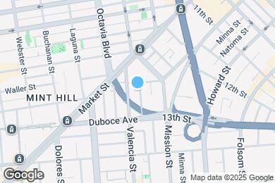 Map image of the property - 135 Valencia St