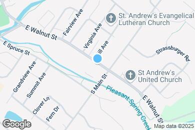 Map image of the property - 420 E Walnut St