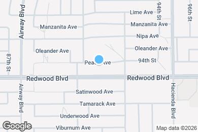 Map image of the property - 9120 Peach Ave