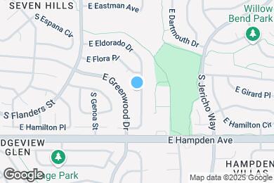 Map image of the property - 3347 S Halifax Way