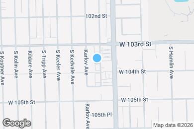 Map image of the property - 10340 S Komensky Ave