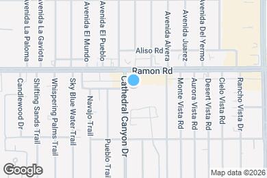Map image of the property - 32200 Cathedral Canyon Dr