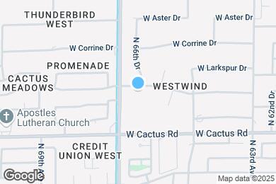 Map image of the property - 6625 W Bloomfield Rd