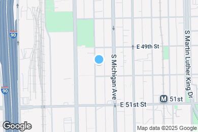Map image of the property - 4939 S Wabash Ave