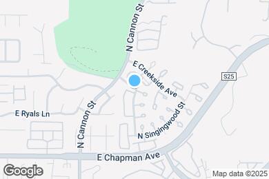 Map image of the property - 5722 E Stillwater Ave