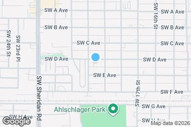 Map image of the property - 1912 SW D Ave