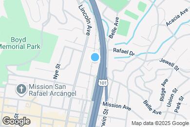 Map image of the property - 18 Pacheco St